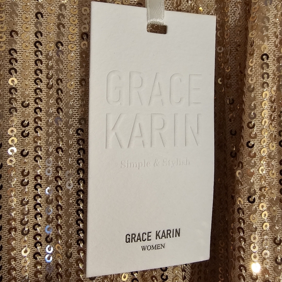 Grace Karin Sequined Top - Picture 4 of 6